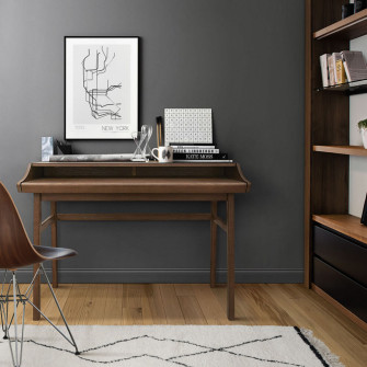 Carteret writing desk (walnut)